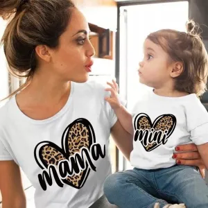 Mama and Mini - Mother & Daughter Matching Outfits - Leopard
