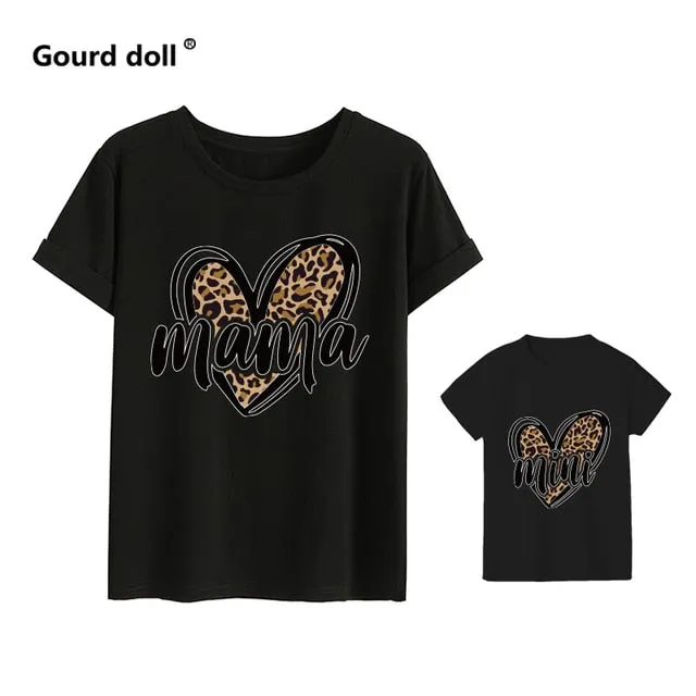 Mama and Mini - Mother & Daughter Matching Outfits - Leopard