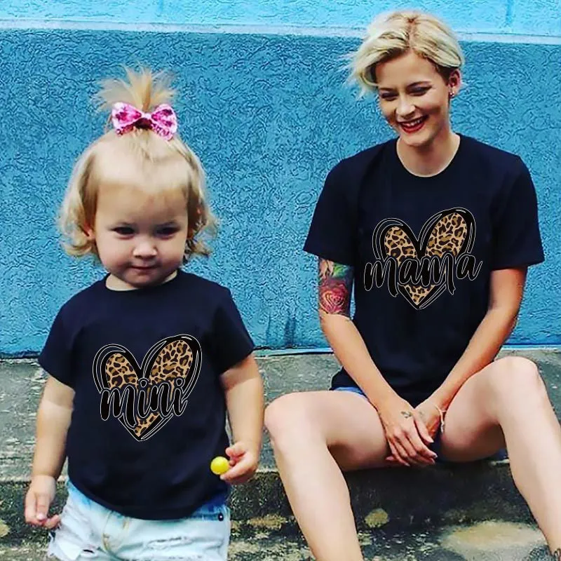 Mama and Mini - Mother & Daughter Matching Outfits - Leopard