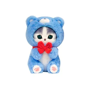 Mofusand Blue Bear Cat Plush 9"