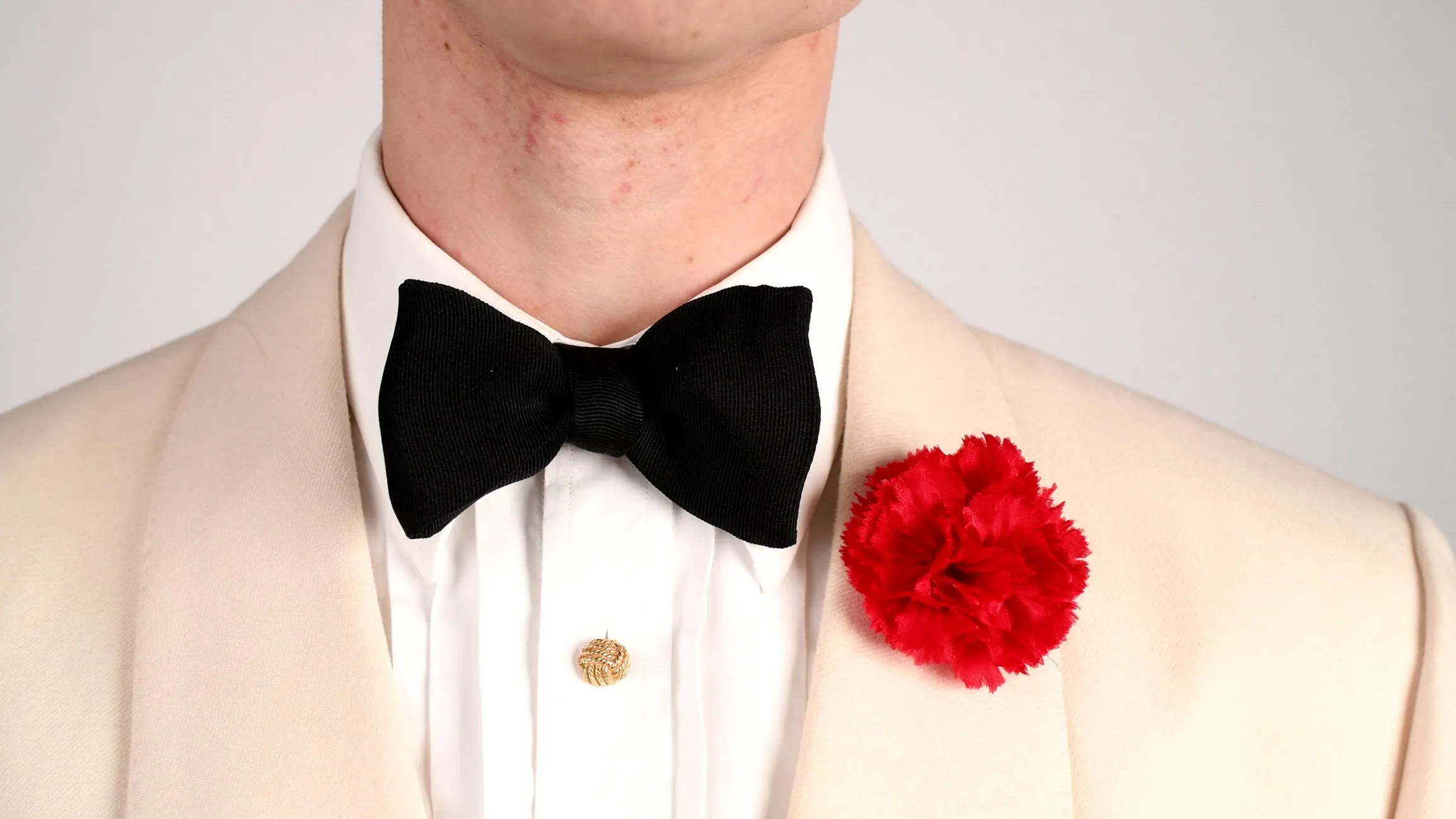 Monkey Fist Knot Yellow Gold Vermeil Shirt Studs