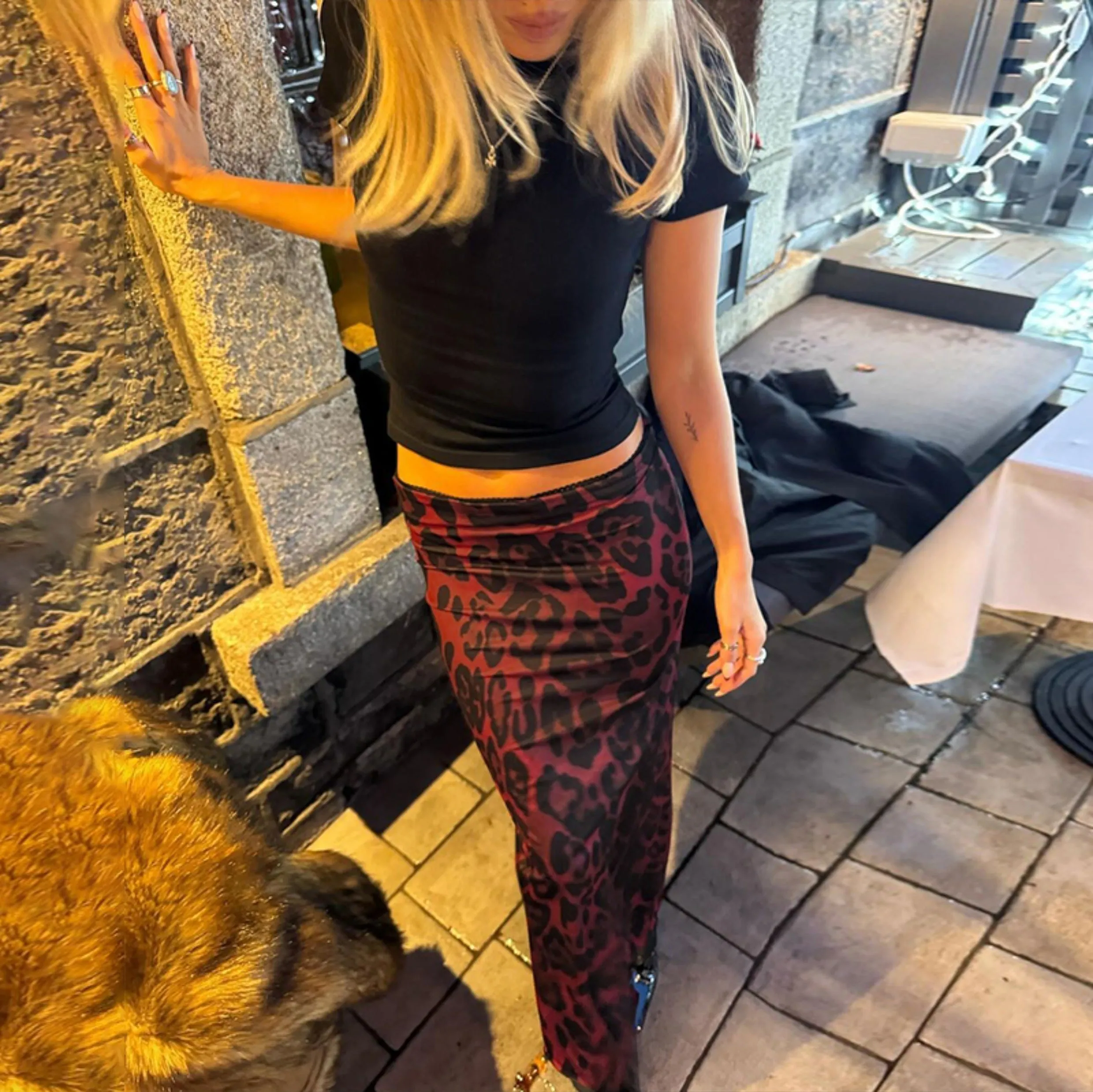 Norma Leopard Maxi Skirt