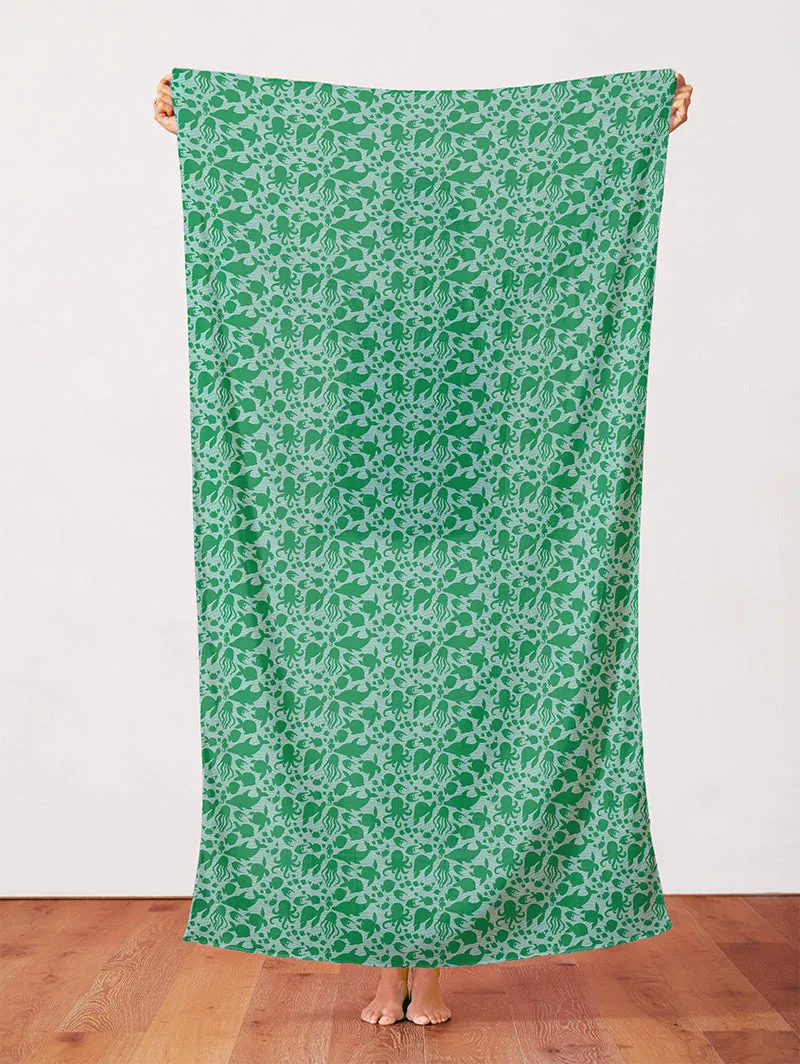 Ocean Outlines - Green