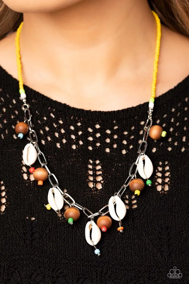 Paparazzi Necklace ~ BEACH for the Sun - Multi