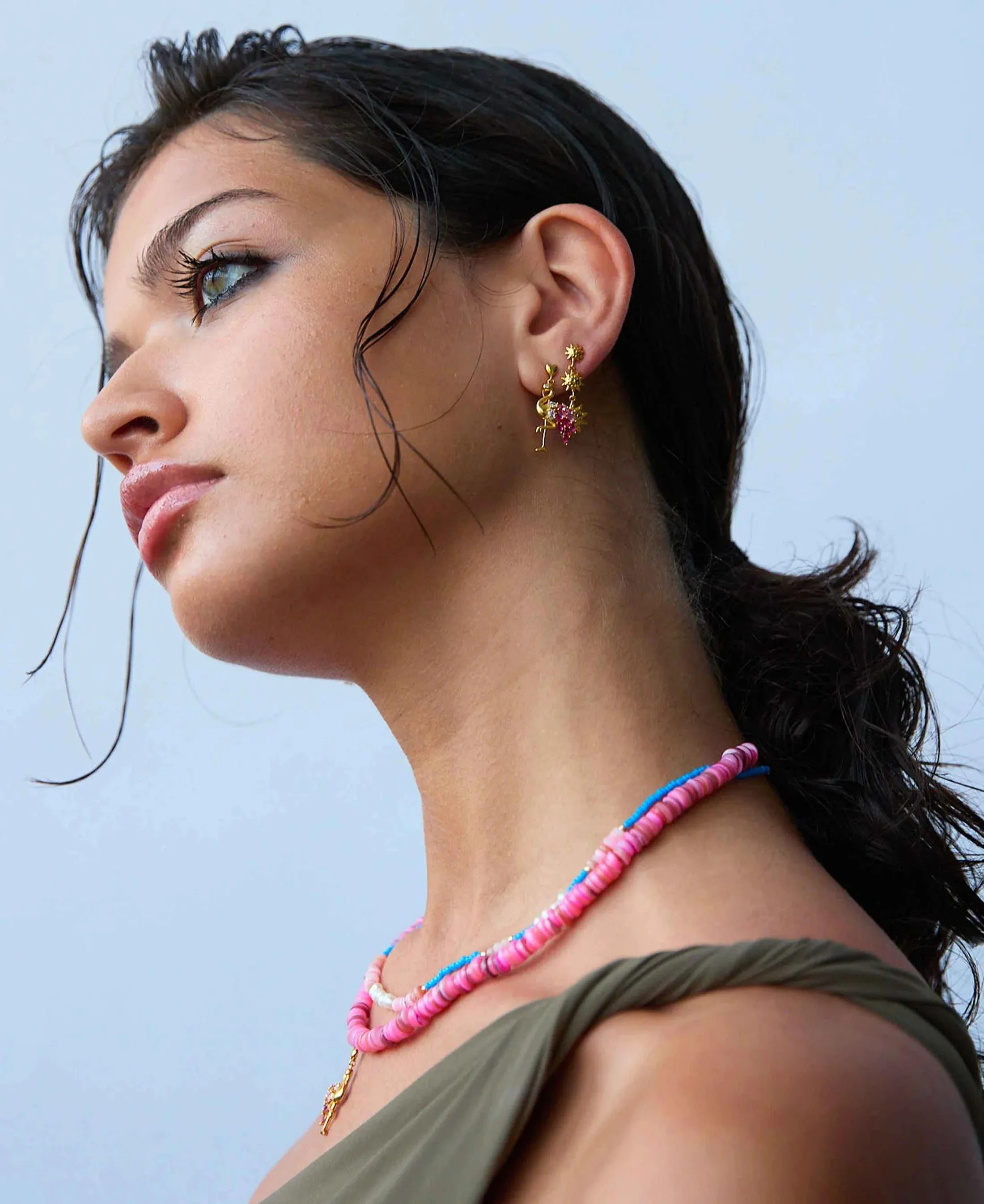 PINK FLAMINGO EARRINGS