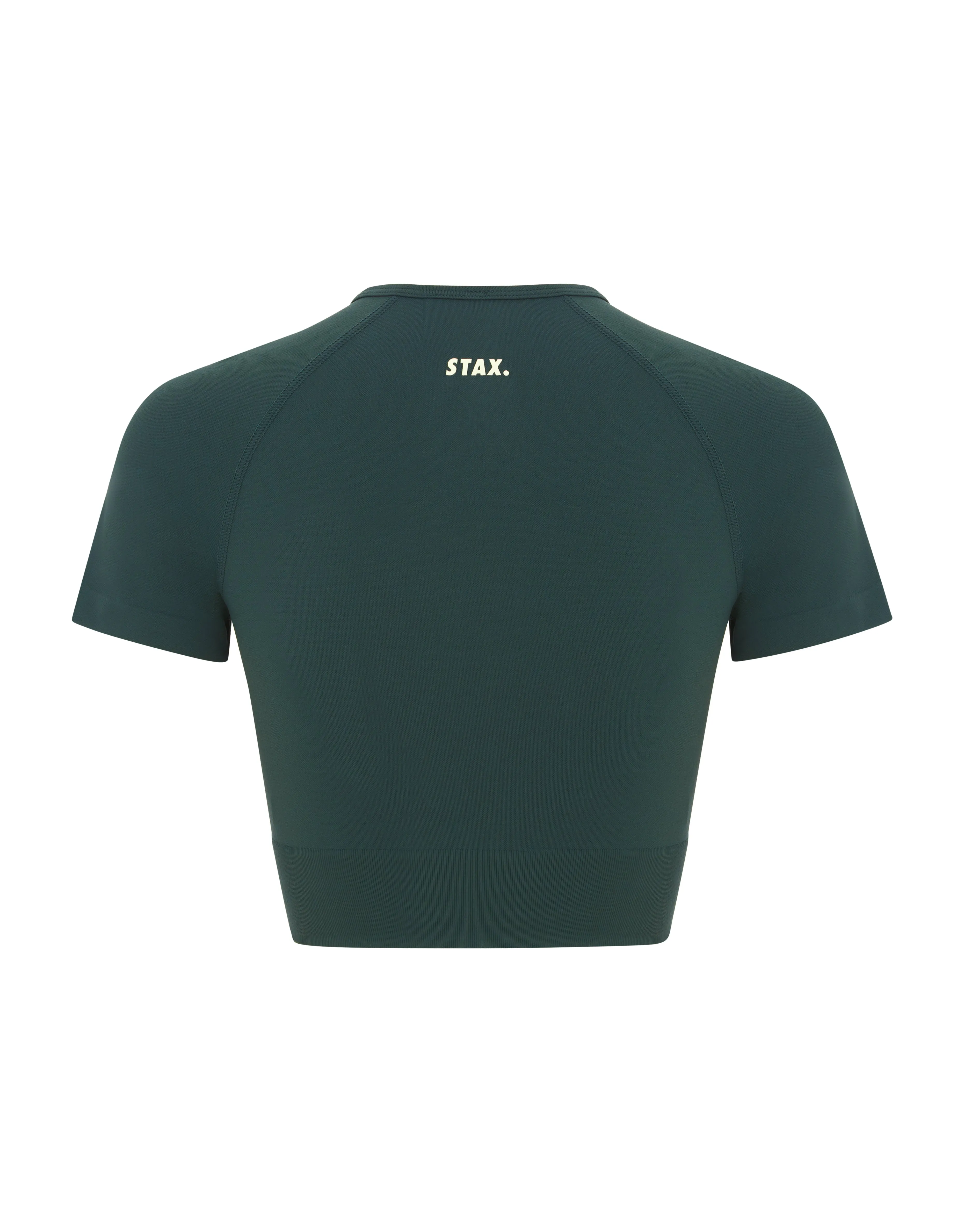 Premium Seamless Favourites Cropped Tee - Pine