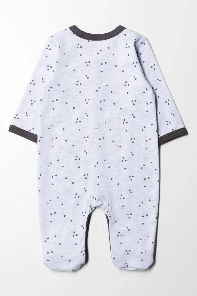Puppy Babygrow Grey
