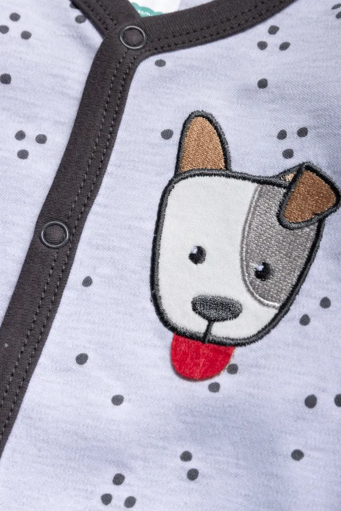 Puppy Babygrow Grey