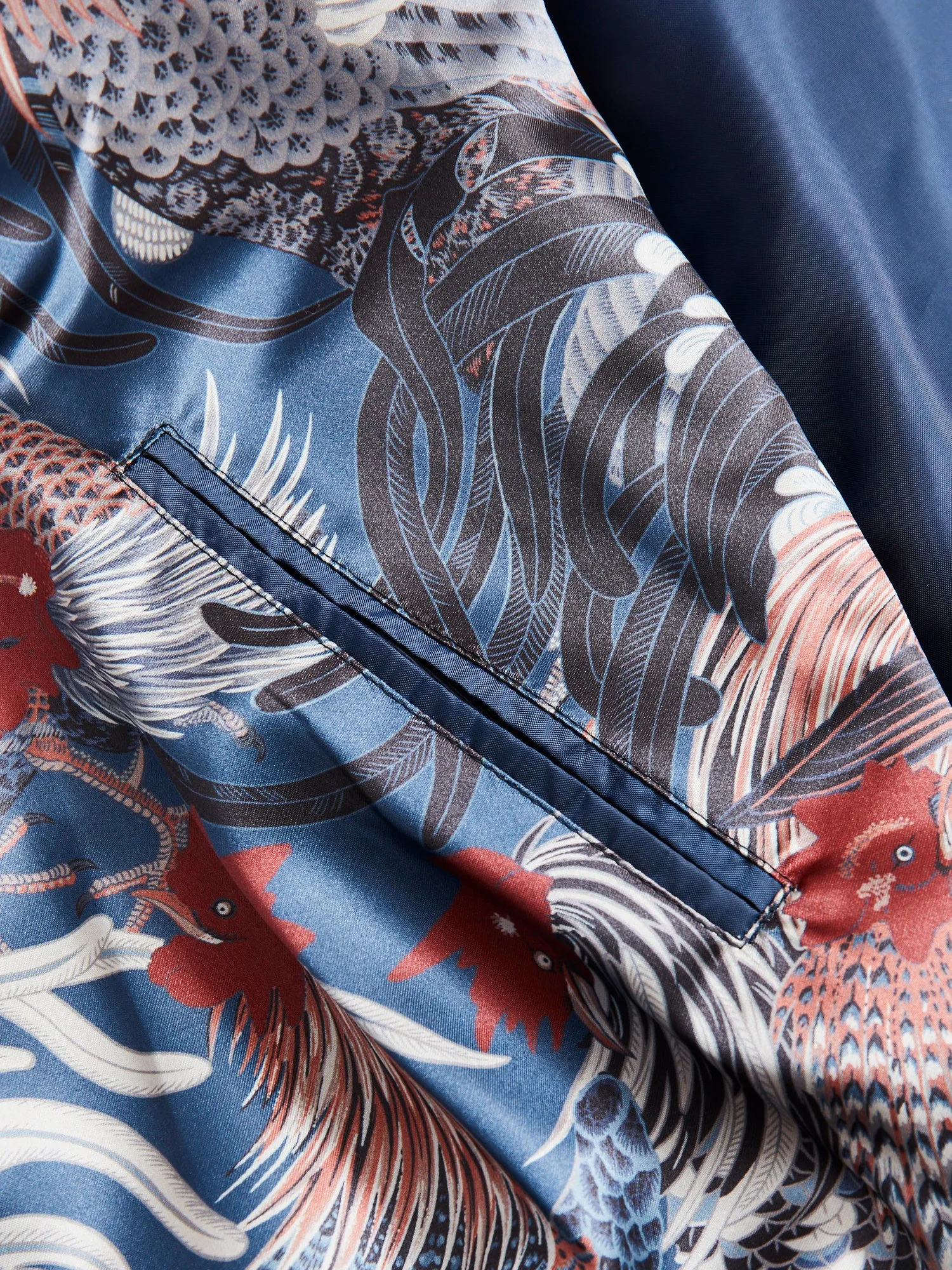 Reversible Souvenir Jacket in Navy
