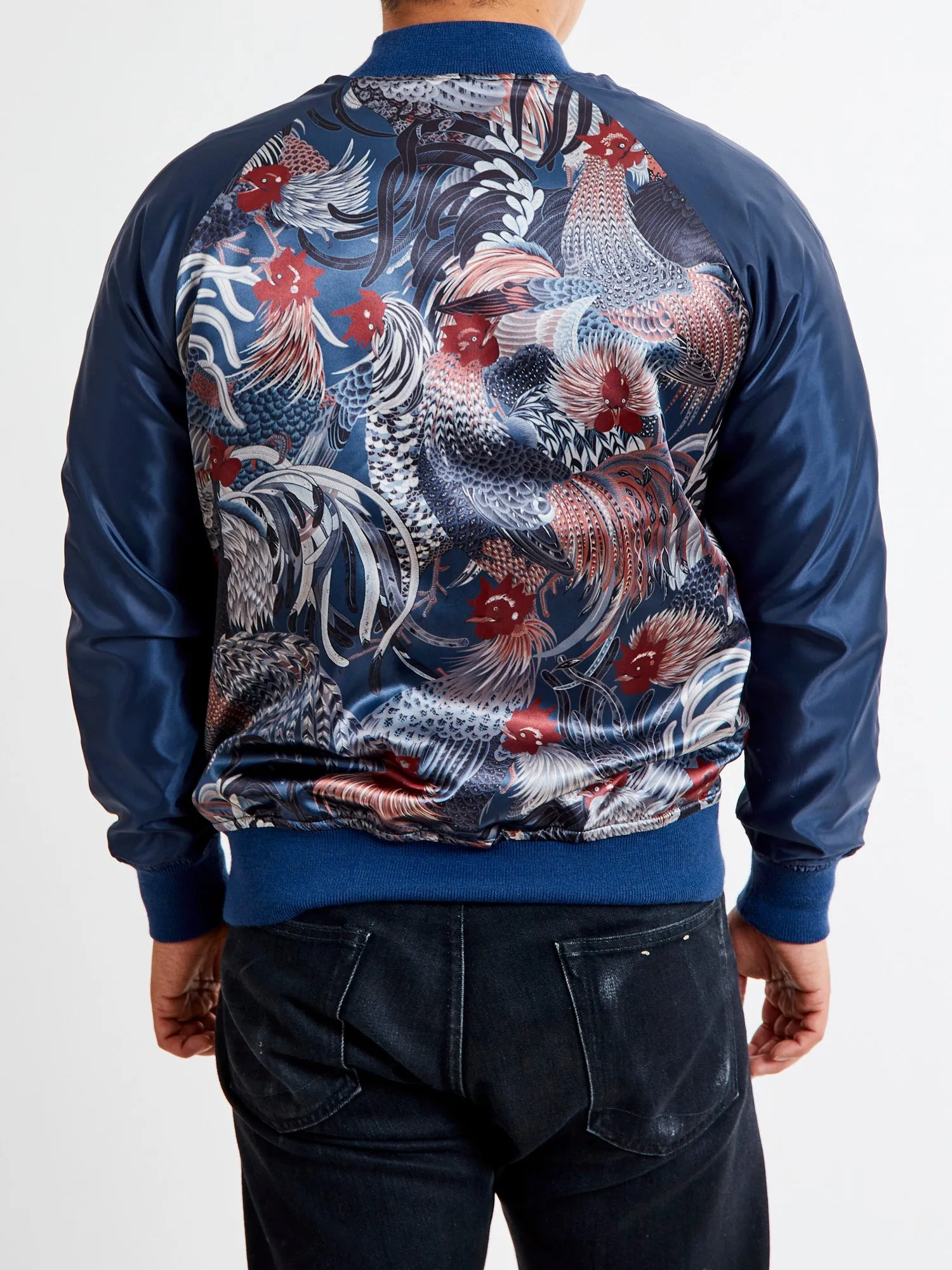 Reversible Souvenir Jacket in Navy
