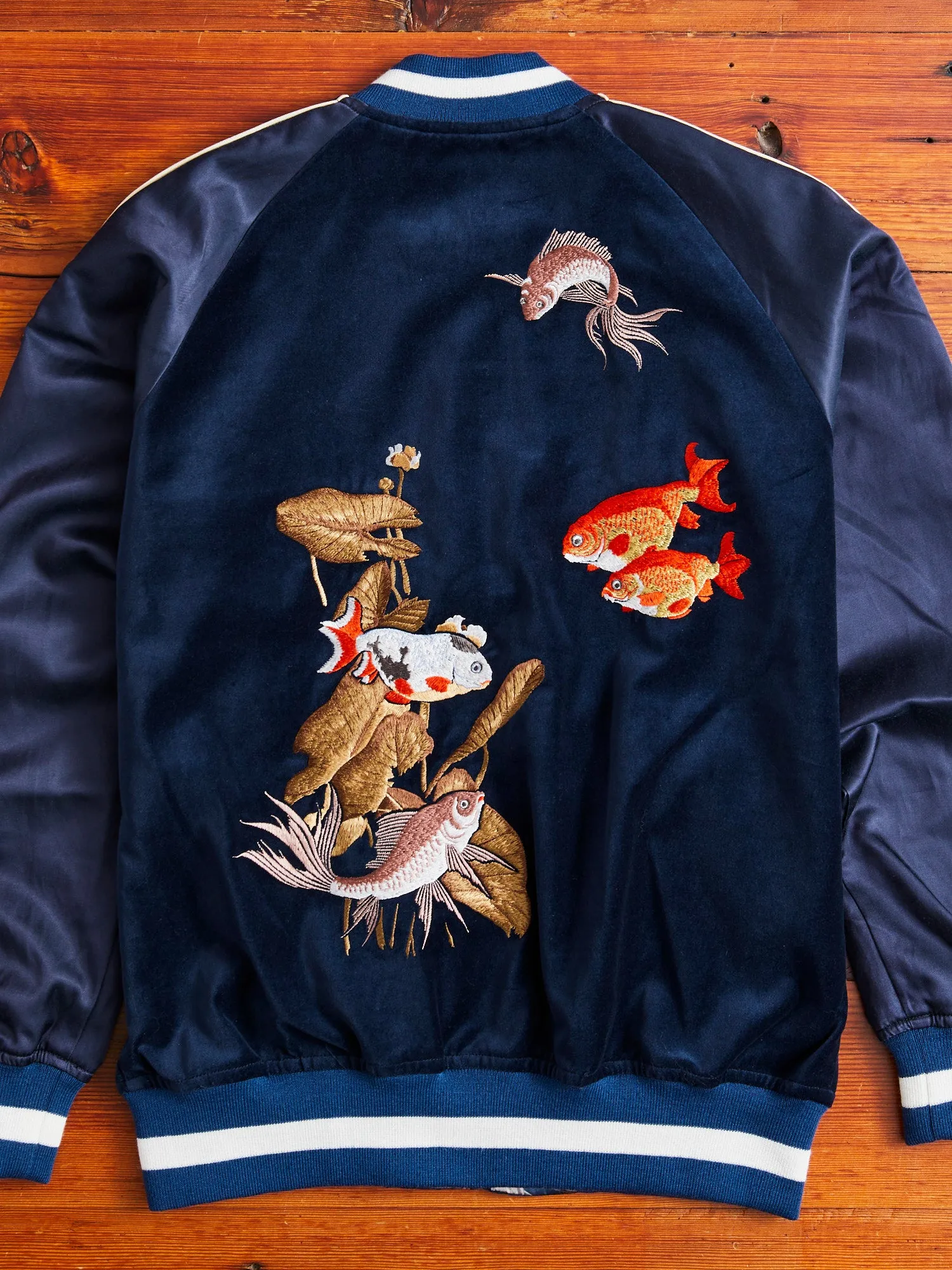 Reversible Souvenir Jacket in Navy
