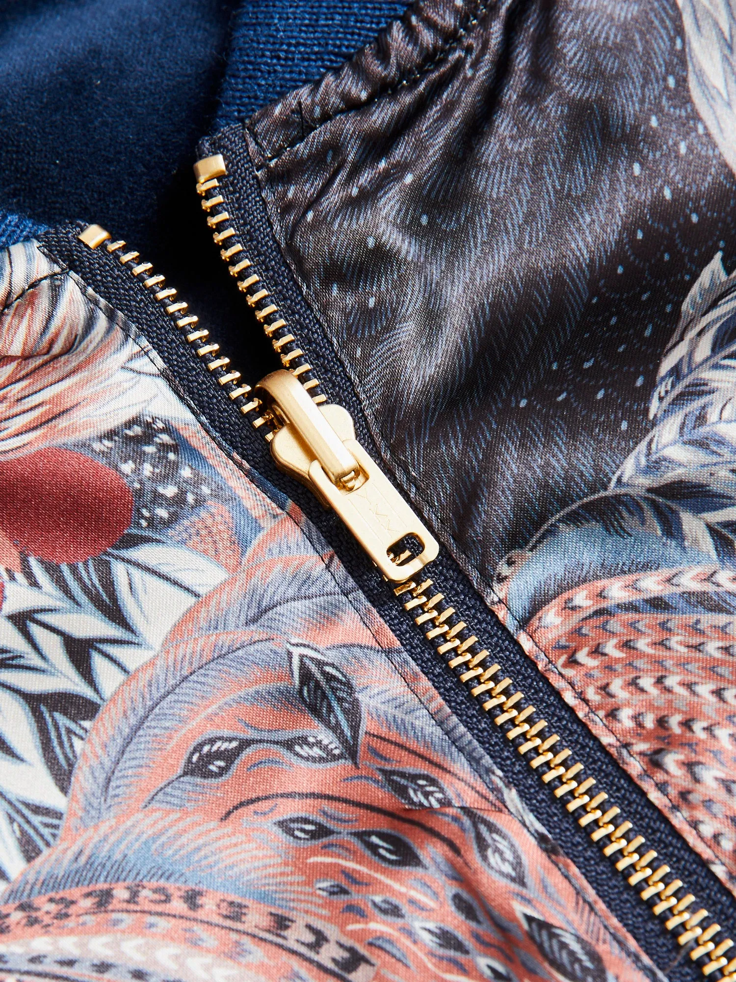 Reversible Souvenir Jacket in Navy