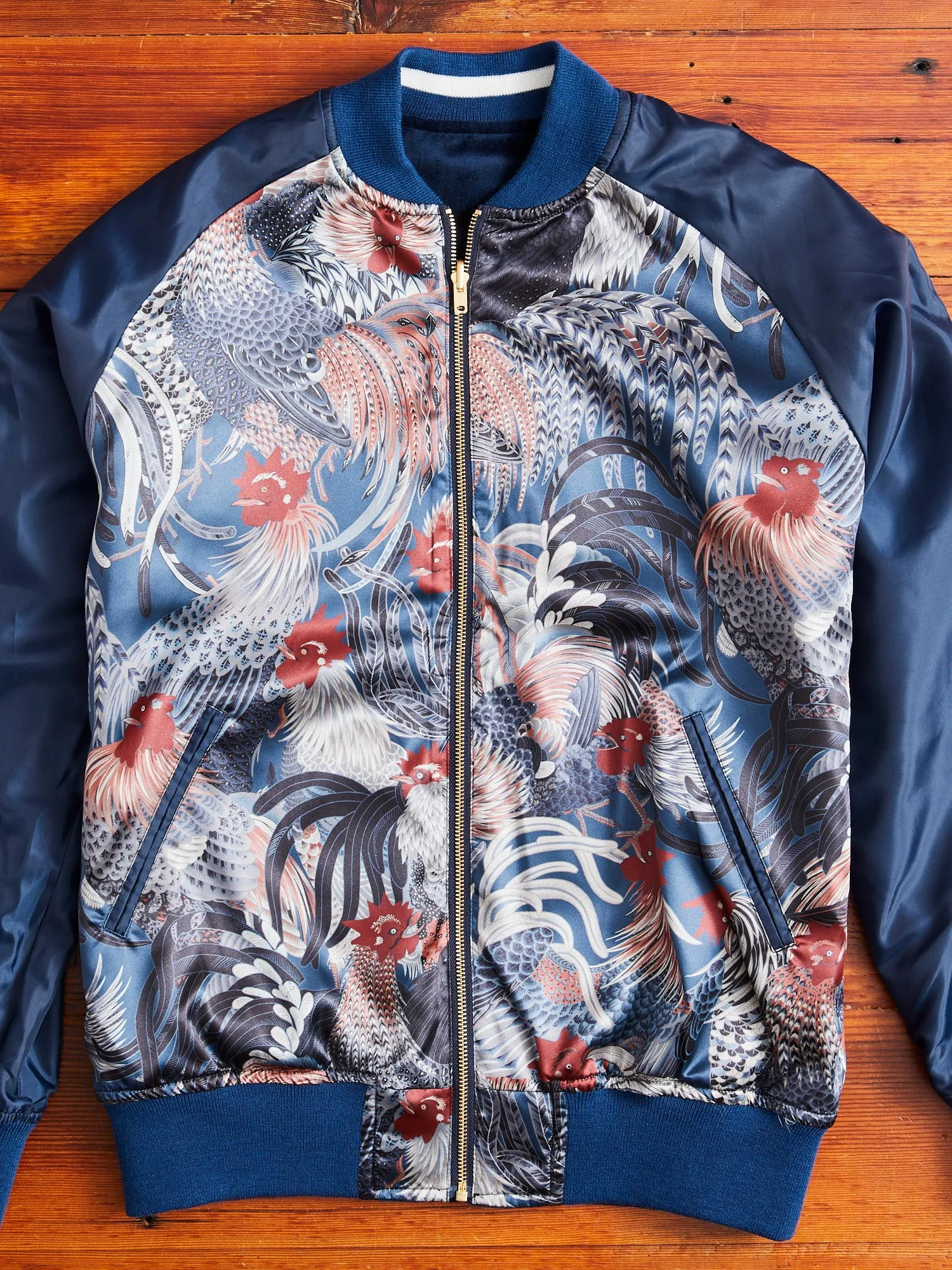 Reversible Souvenir Jacket in Navy