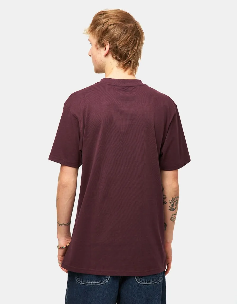 Santa Cruz Winkowski Alien Creep T-Shirt - Blackcurrant