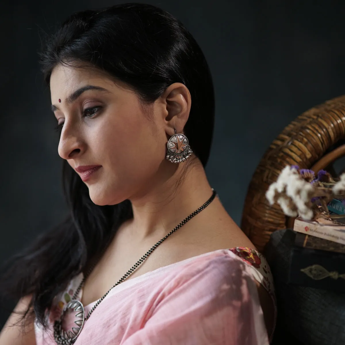 Signature Aadyaa Chakra Ghungroo Mangalsutra Set
