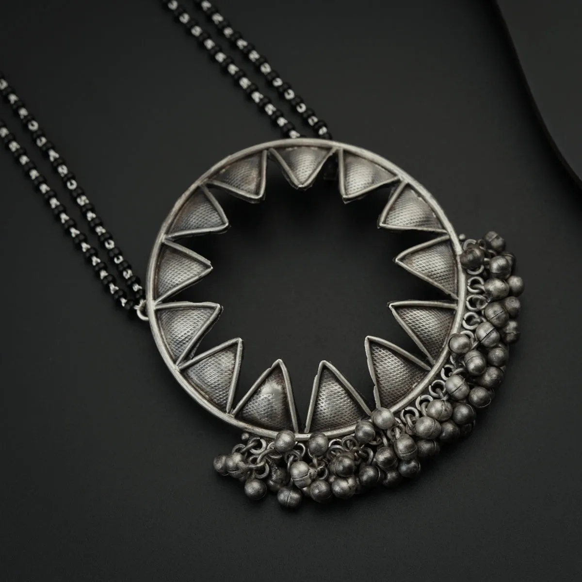 Signature Aadyaa Chakra Ghungroo Mangalsutra Set