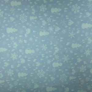 Snowmen Printed Cotton Blended Broadcloth