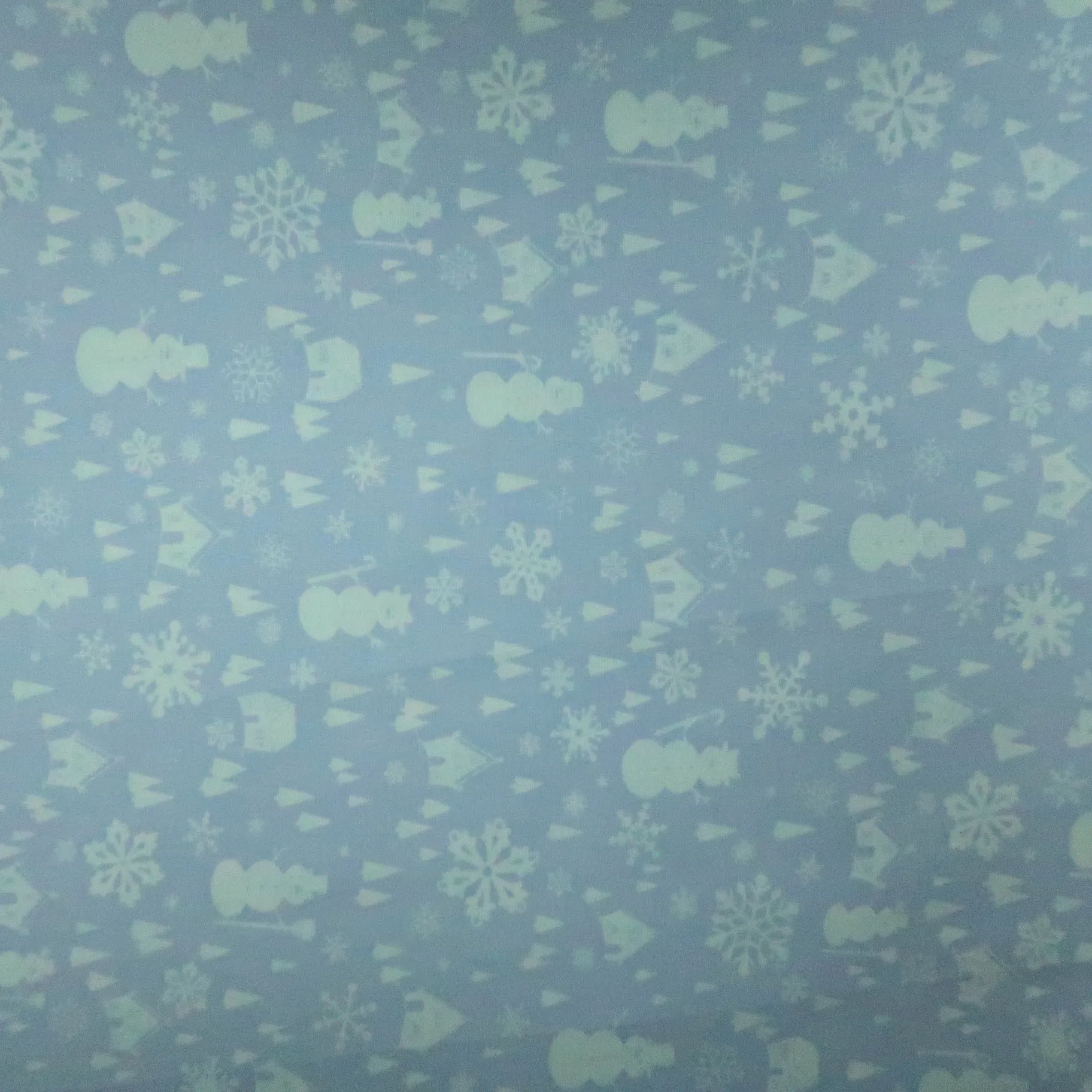 Snowmen Printed Cotton Blended Broadcloth