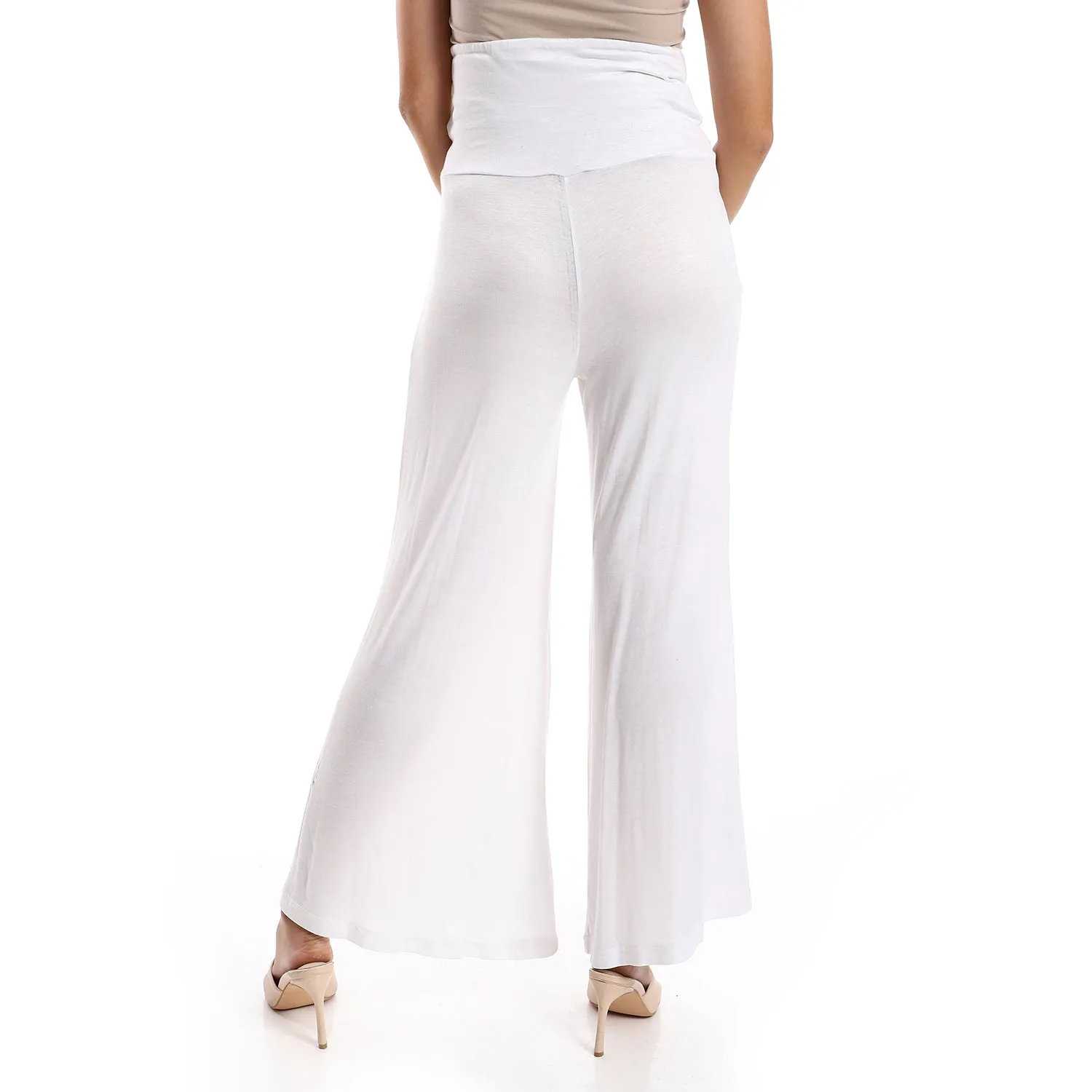 Solid Pattern Flare Fit Pants - Kady