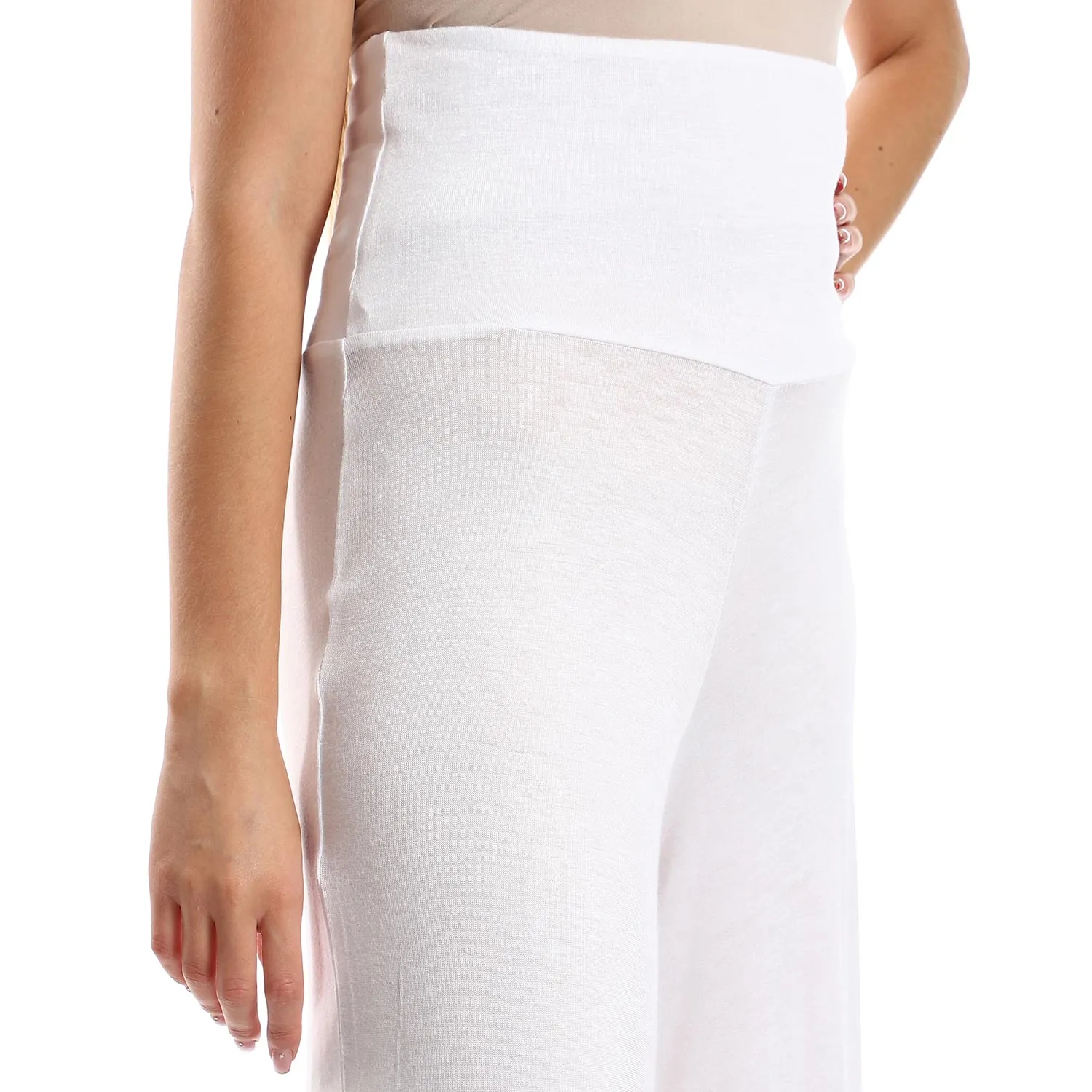 Solid Pattern Flare Fit Pants - Kady