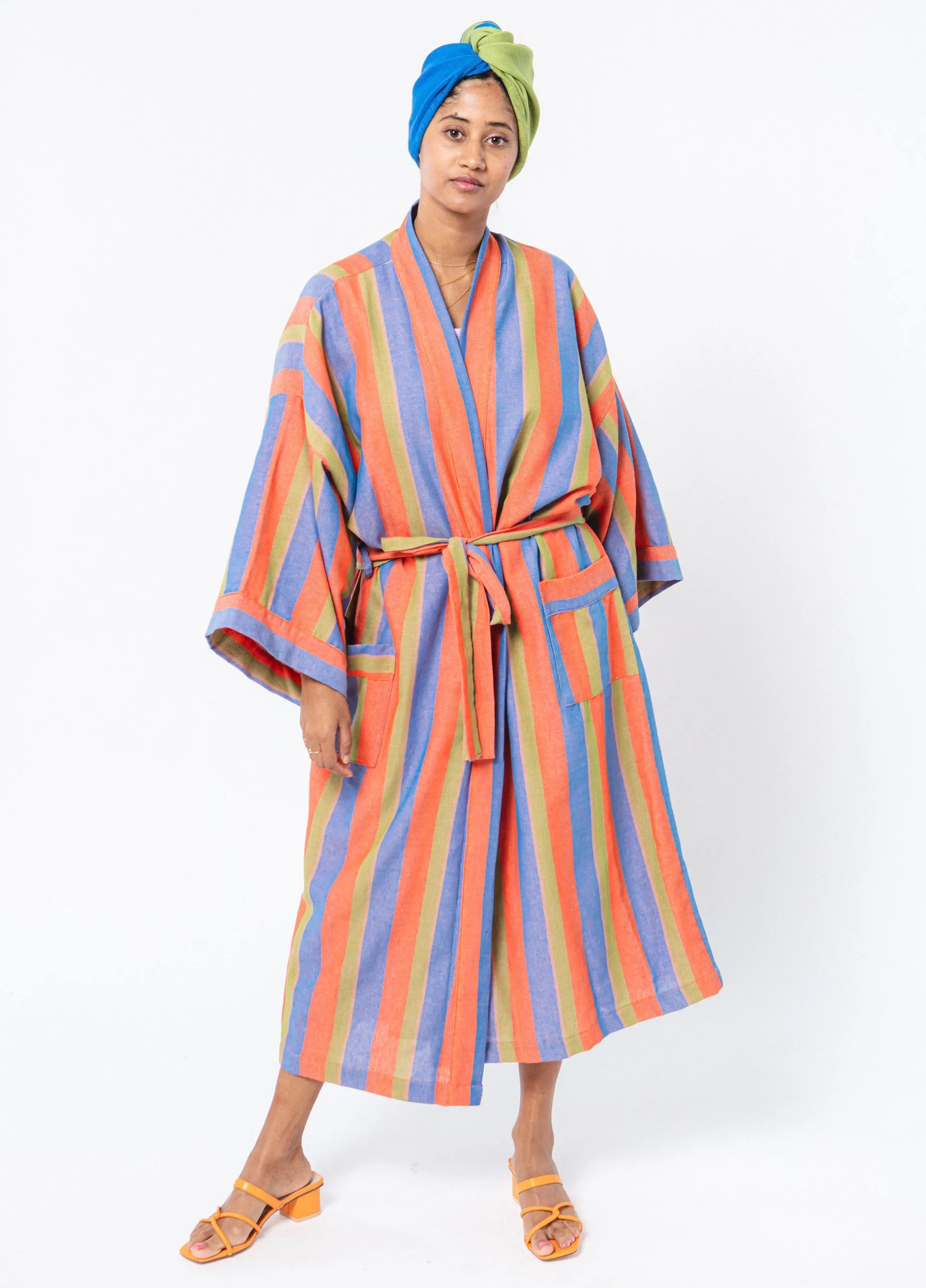 STRIPE ROBE IN SOAK