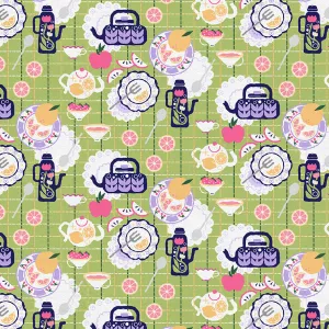 Tea Party - Light Green