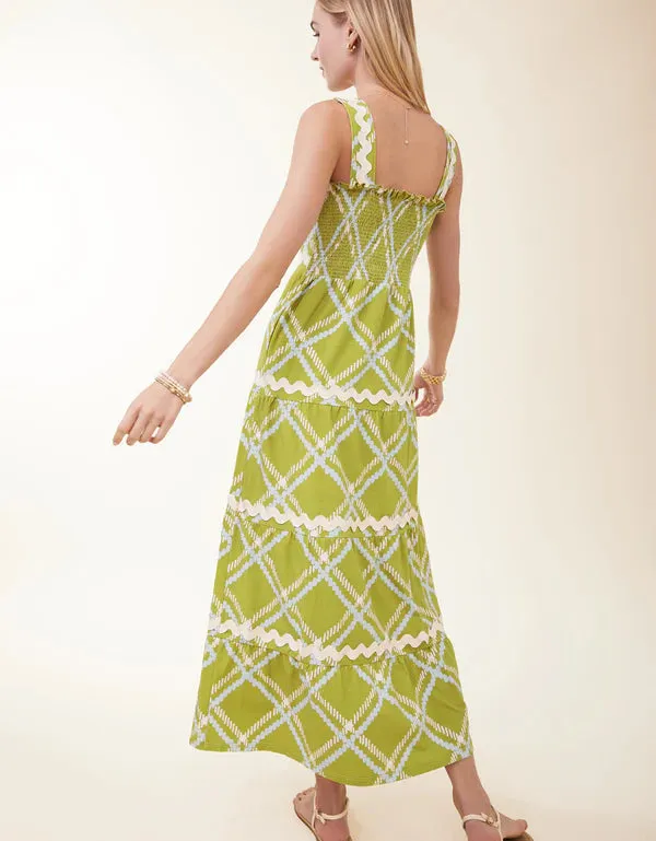 Tilley Dress Enclave Ric Rac - Plaid