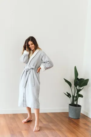 Tofino Towel Nordic Robe | Sand, Navy   Grey