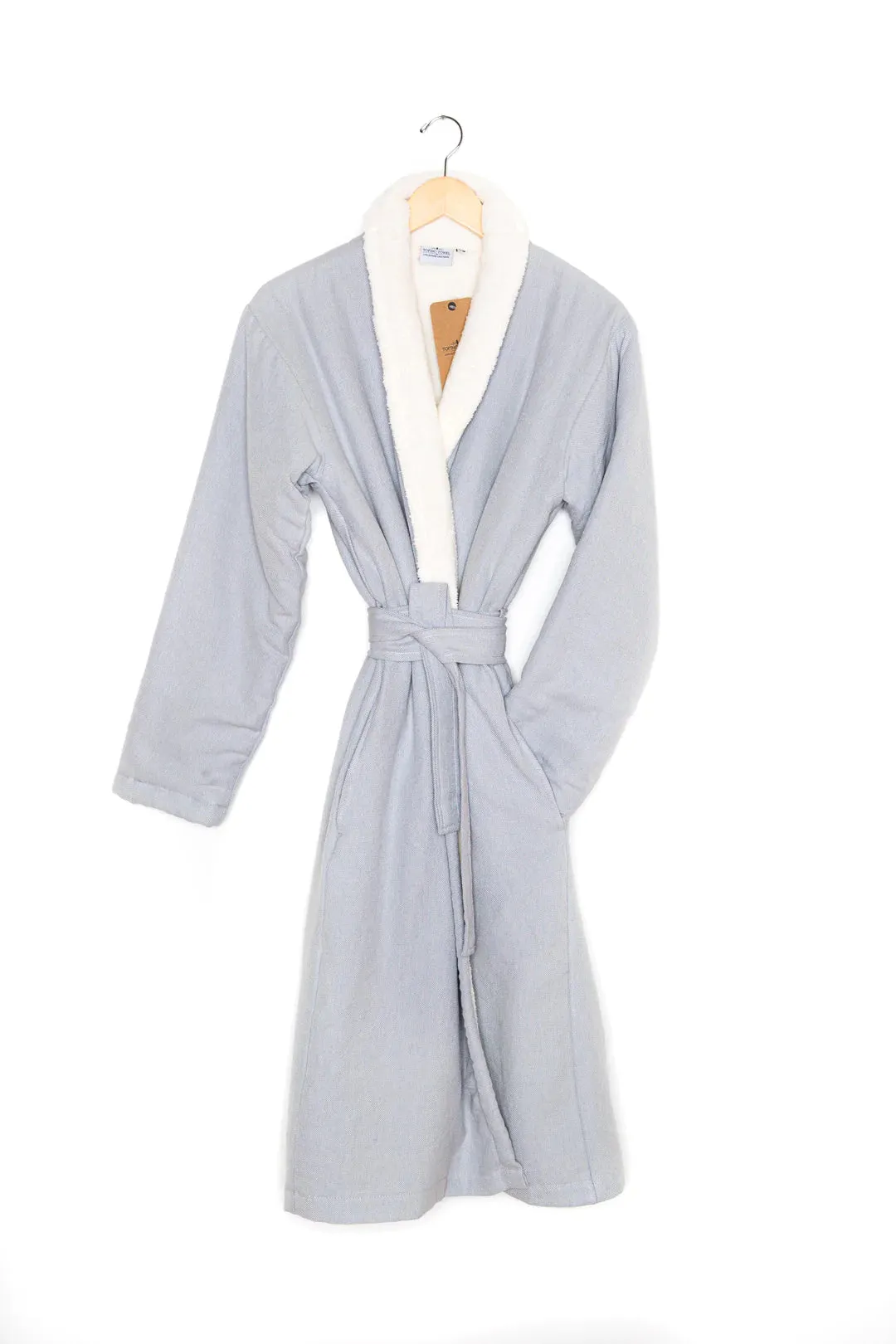 Tofino Towel Nordic Robe | Sand, Navy   Grey