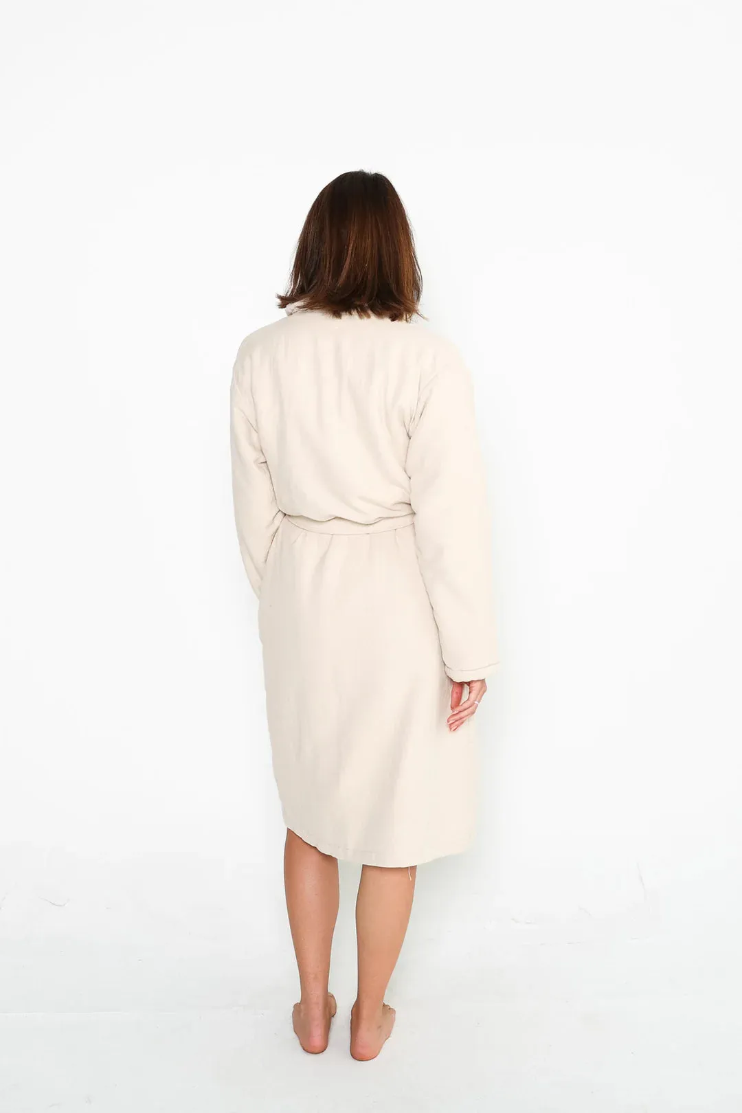 Tofino Towel Nordic Robe | Sand, Navy   Grey