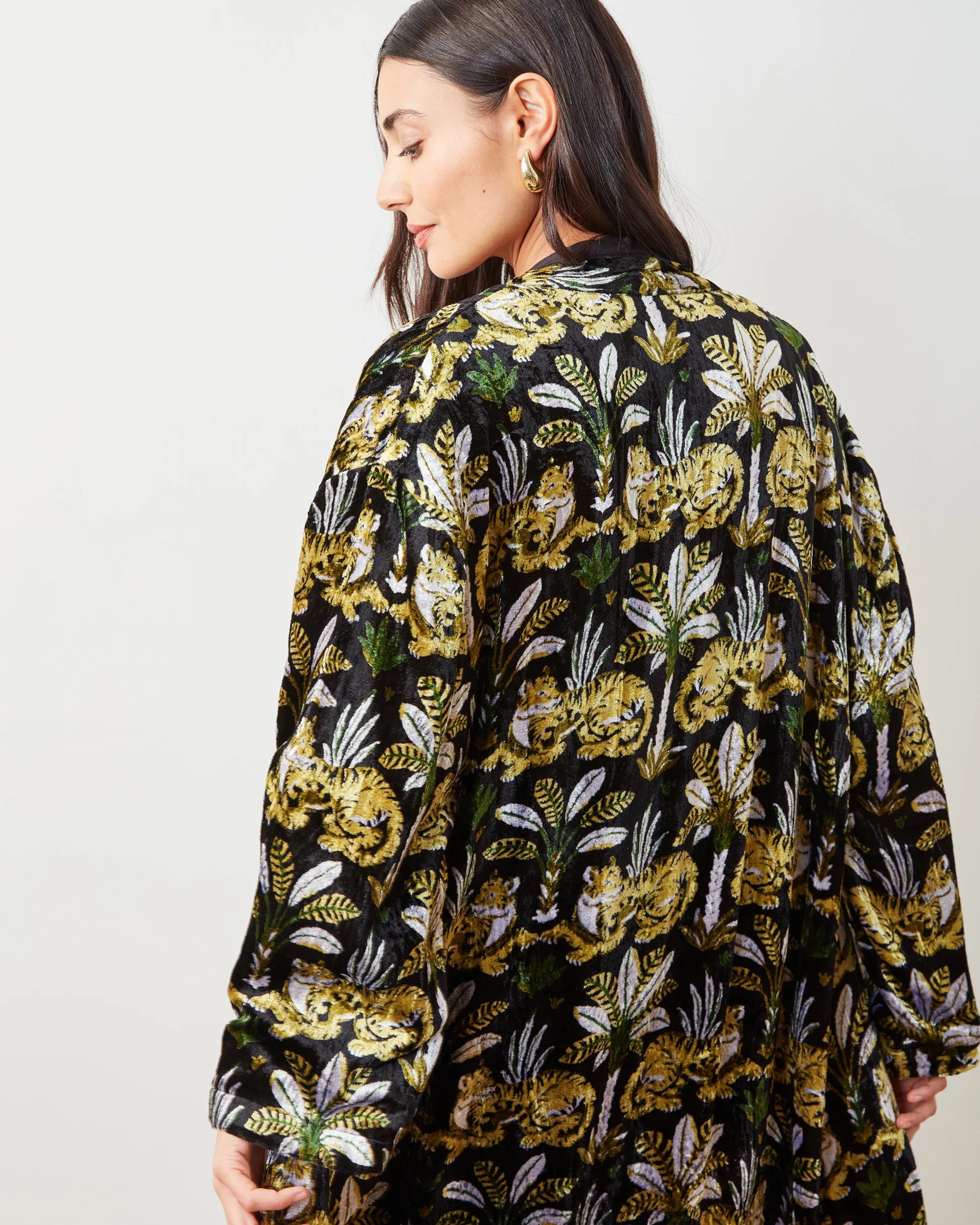 Untamed Tiger - Delancey St Duster - Gold Ink