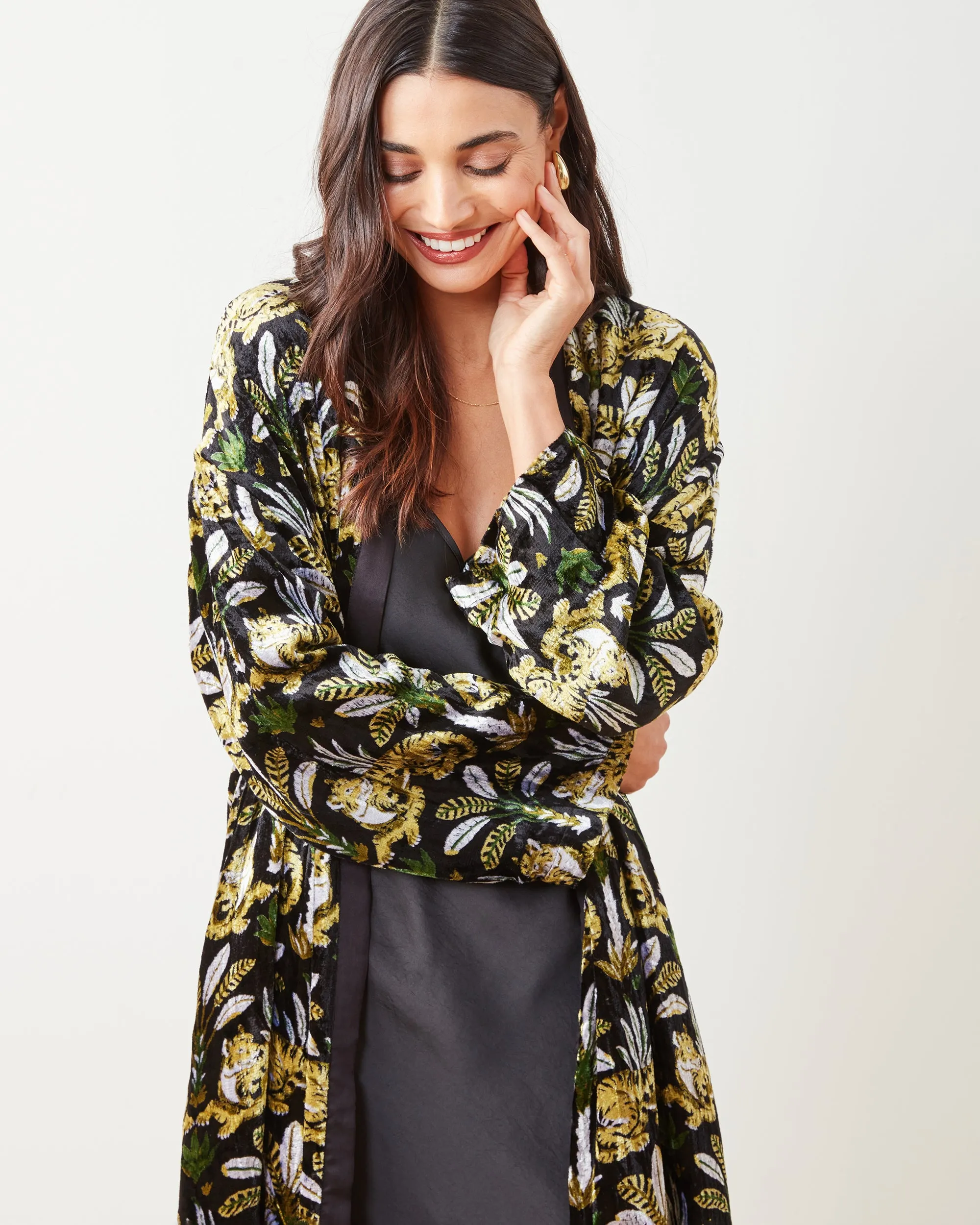 Untamed Tiger - Delancey St Duster - Gold Ink