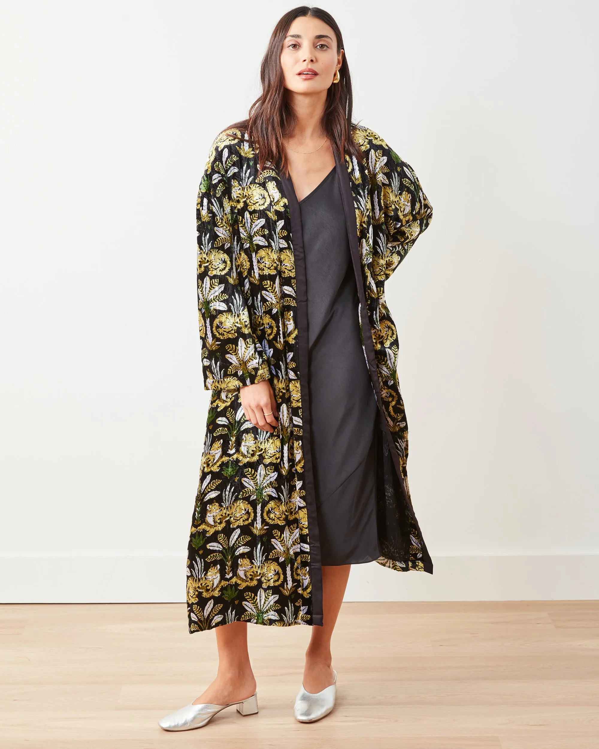 Untamed Tiger - Delancey St Duster - Gold Ink