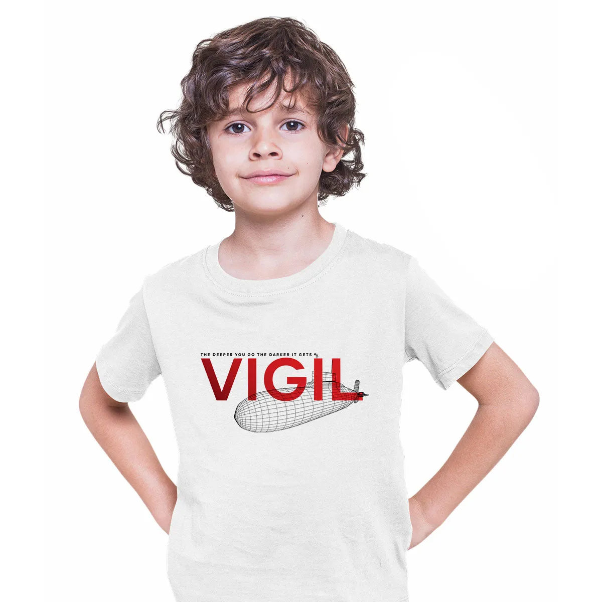 Vigil T-shirt BBC's British Drama TV Series DCI Steve Arnott T-shirt for Kids