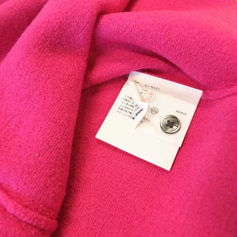 wool square cardigan