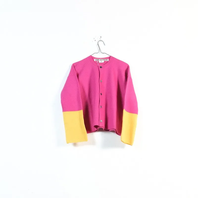 wool square cardigan