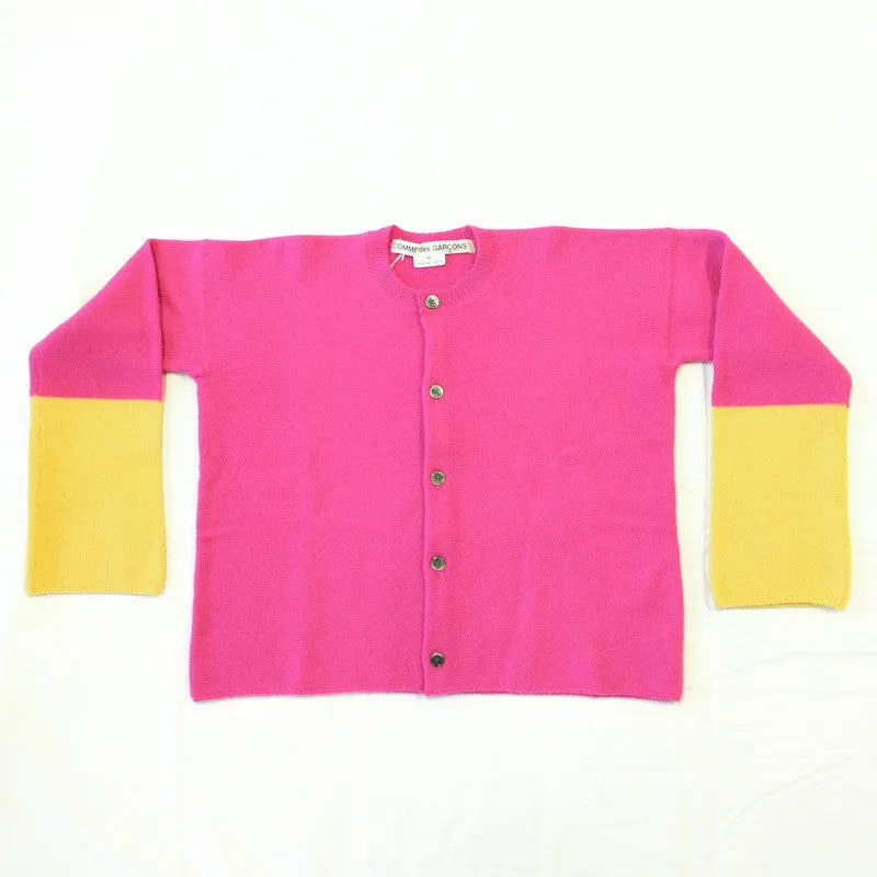 wool square cardigan
