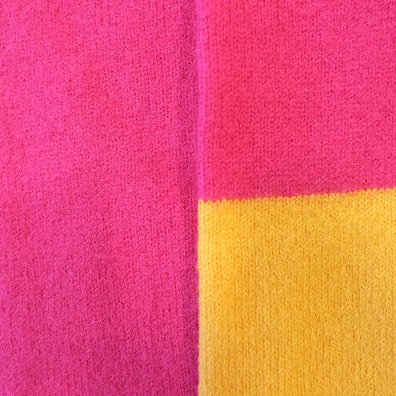 wool square cardigan
