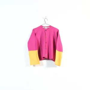 wool square cardigan